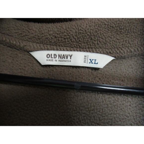 Old Navy Brown with pink trim zip up sweatshirt - Picture 3 of 3